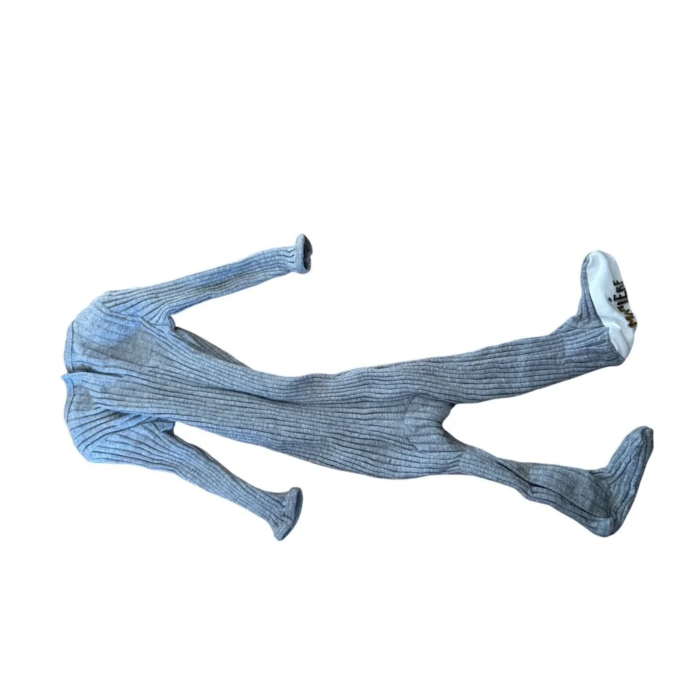 Maniere‎ child grey ribbed bodysuit